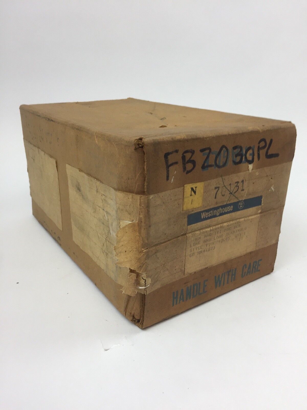 WESTINGHOUSE FB2030PL THER MAG TRI PAC BKR 2P 30A 600 VAC 250 VDC 40C