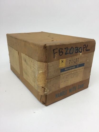WESTINGHOUSE FB2030PL THER MAG TRI PAC BKR 2P 30A 600 VAC 250 VDC 40C