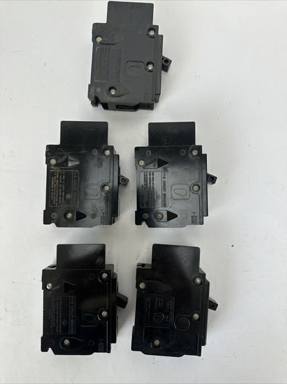 ITE / SIEMENS BQ1B020 CIRCUIT BREAKER 20AMP 1POLE 120/240VAC TYPE BQ (LOT OF 5)