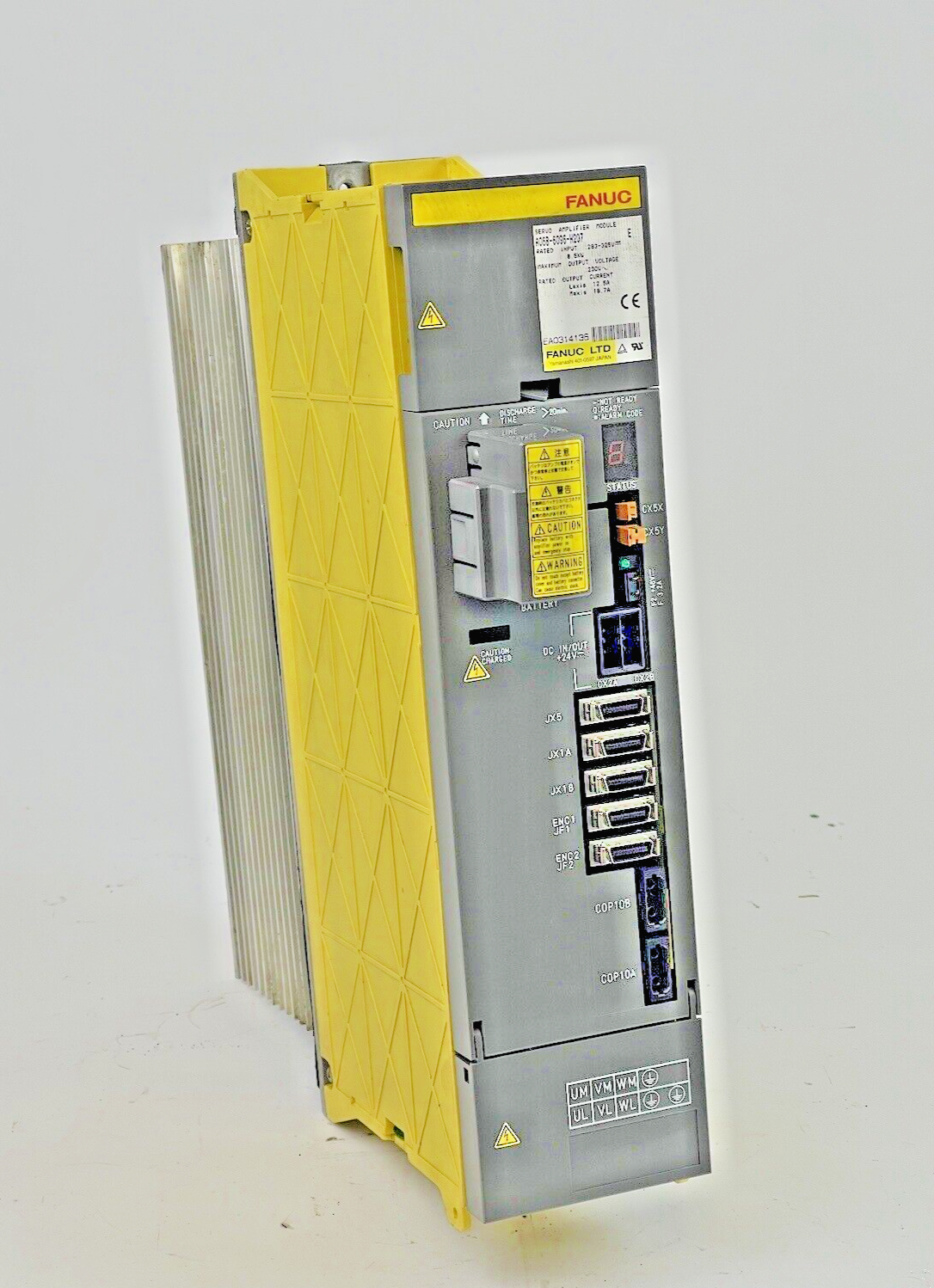 FANUC - A06B-6096-H207 SER. E - SERVO AMPLIFIER MODULE - 283-325V, 8.5kW, 12.5 A