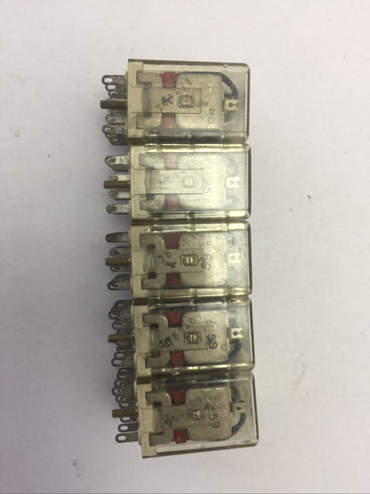 AMF POTTER & BRUMFIELD KHU17D11 RELAY 24VDC 1/10HP 3A 120VAC 3A 28VDC (LOT OF 5)