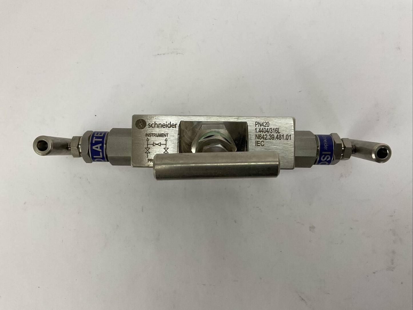 SIEMENS A6X30004061 VALVE MANIFOLD SCHNEIDER PN420 1.4404/316L N642.39.481.01