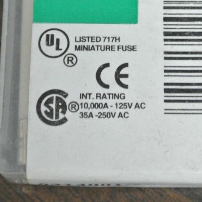 BOX of 5 / LITTELFUSE 0314001.VXP / MINIATURE FUSES / 35A @ 250VAC / NEW SURPLUS