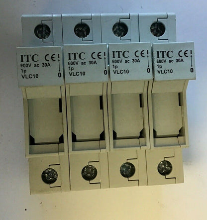 ITC VLC10 FUSE HOLDER LR 106309 600VAC 30A 1P ***LOTOF4**