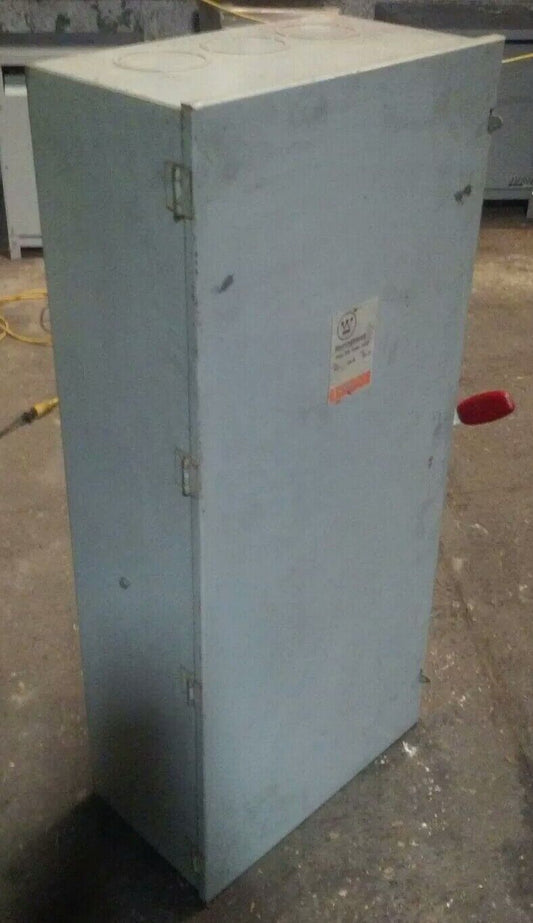 WESTINGHOUSE HUN365 NON-FUSIBLE SAFETY SWITCH, 400A, 600V, 3PH, 350HP, TYPE 1