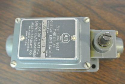 ALLEN-BRADLEY 802T-R5TD Ser. 2 TIME DELAY OILTIGHT LIMIT SWITCH, - NEW SURPLUS