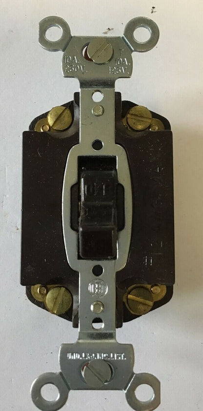 HUBBELL 9802 FLUSH SWITCH 10A 250V 10A 125V.T.