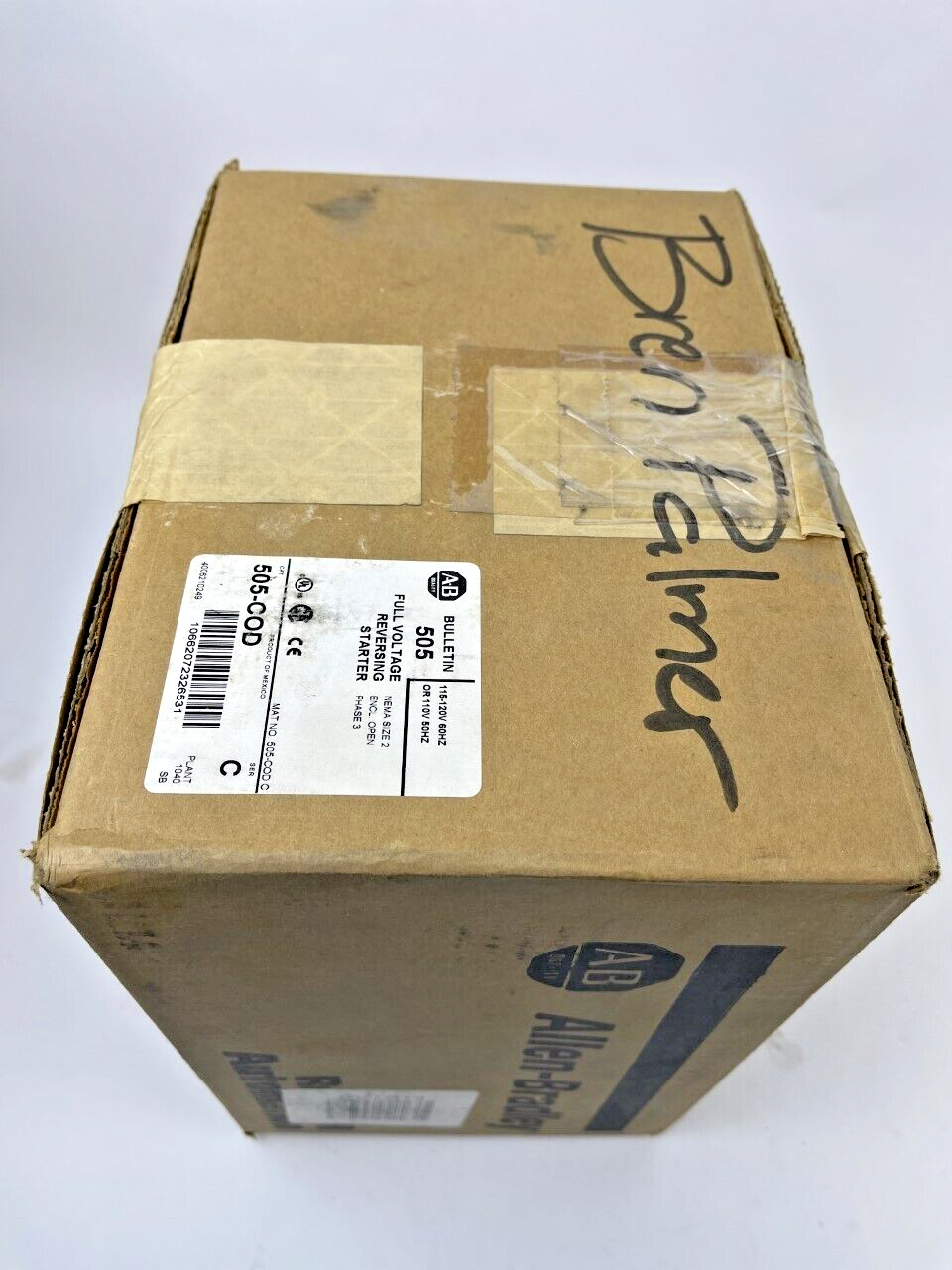 ALLEN BRADLEY - 505-COD-C - REVERSING STARTER - NEMA SIZE 2 - 45 AMP 600V AC
