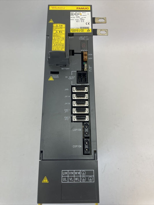 FANUC A06B-6096-H208 SERVO AMPLIFIER SER D INPUT 283-325VDC OUTPUT 230VAC 18.7A