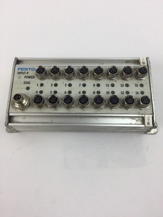 FESTO CP-E16-M8 INPUT MODULE ONLY FOR CONNECTION TO A 2 SUPPLY