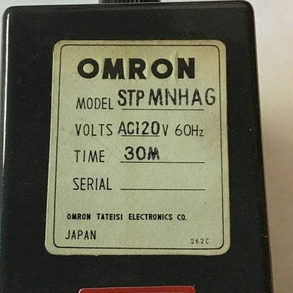 OMRON STPMNHAG SYNCHRONOUS MOTOR TIMER 120V 60HZ 0-30MIN