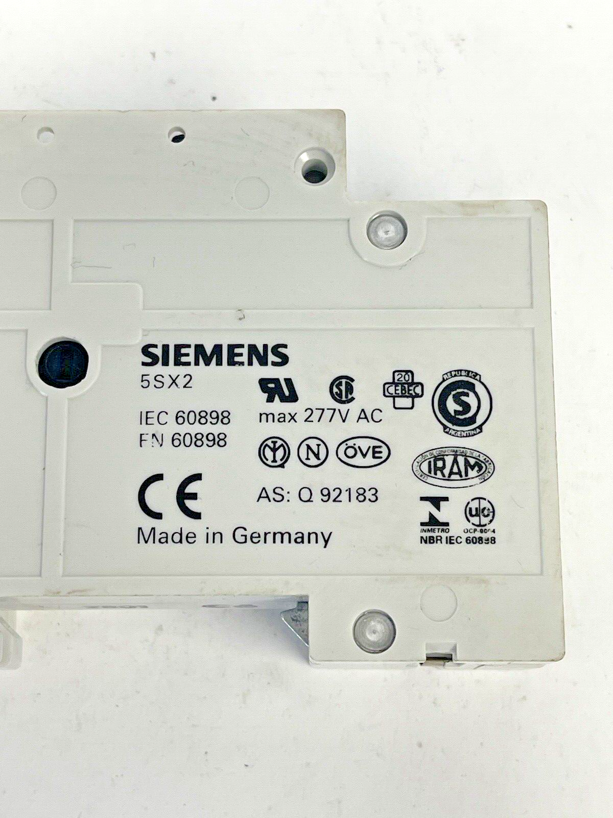 SIEMENS *LOT OF 2*- 5SX21 & 5SX9100 - CIRCUIT BREAKERS  & AUXILIARY CONTACTS