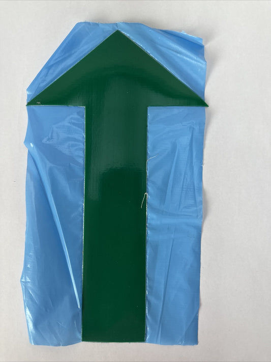 MIGHTY LINE 5S FLOOR MARKER GREEN ARROW 10" X 6" (LOT OF 10)