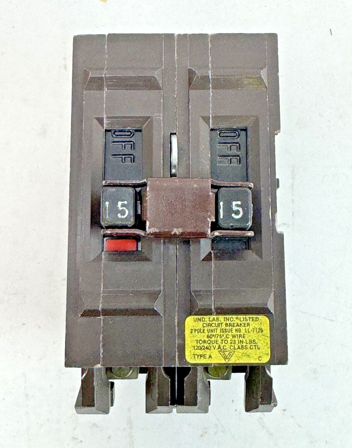 WADSWORTH - A215NI - CIRCUIT BREAKER - 2 POLE, 15 A, 240 VAC