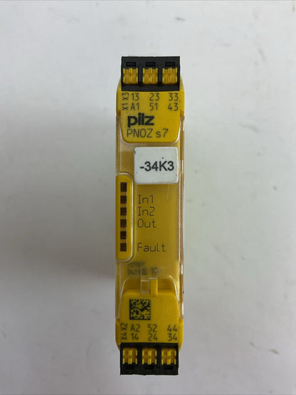 PILZ PNOZ s7 C 24VDC 4n/o 1n/c SAFETY RELAY 24VDC