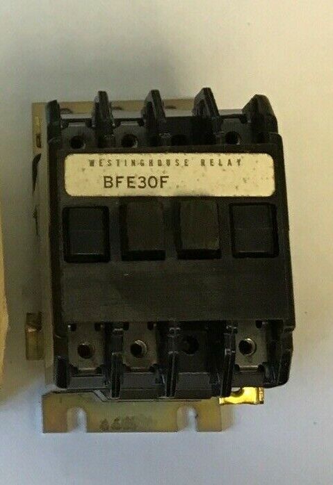 WESTINGHOUSE BFE30F CONTROL RELAY 300VAC 10AMP 3NO-ONC