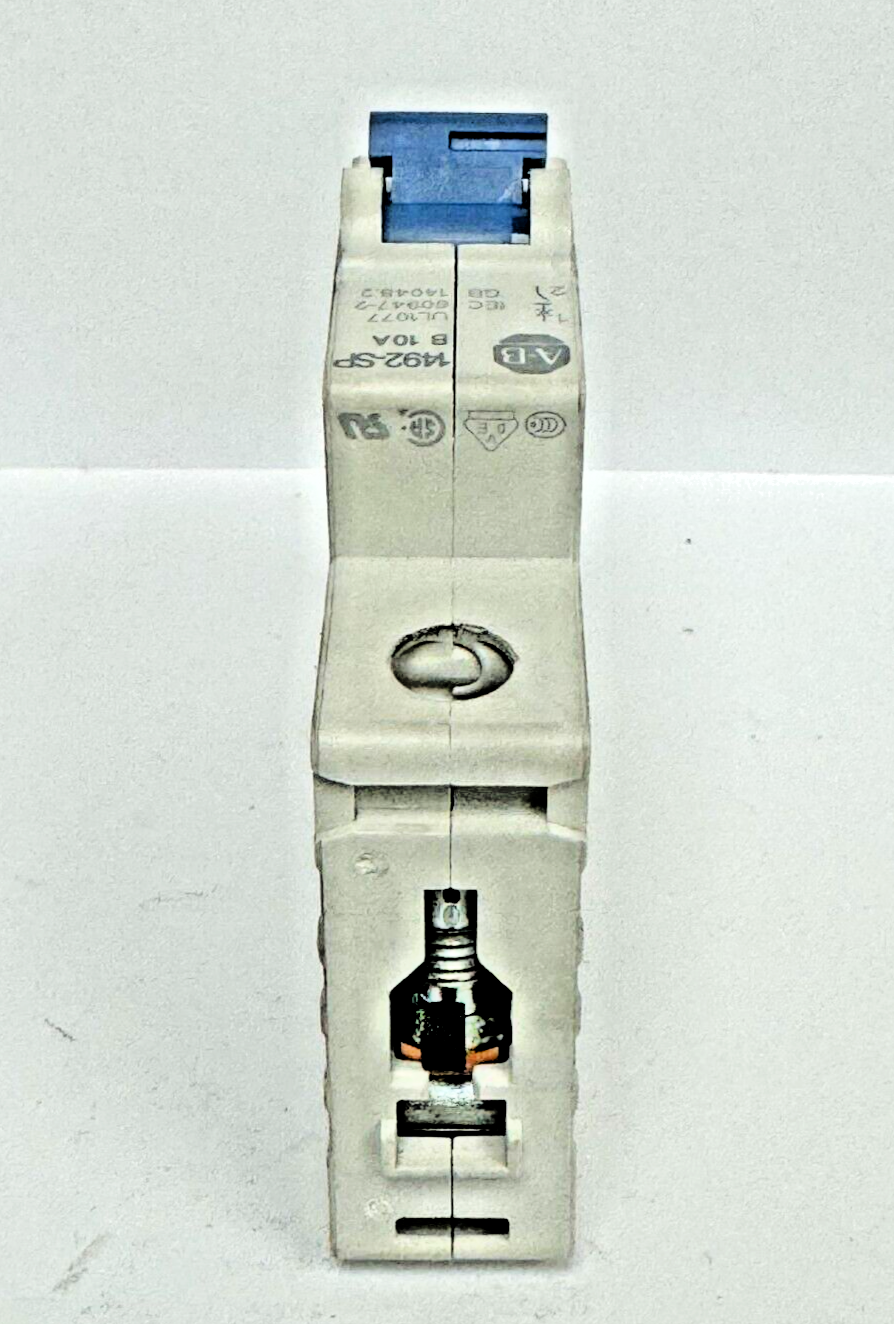 ALLEN-BRADLEY - 1492-SPM1B100 SER. D - CIRCUIT BREAKER - 1 P, 10 A, 277 V
