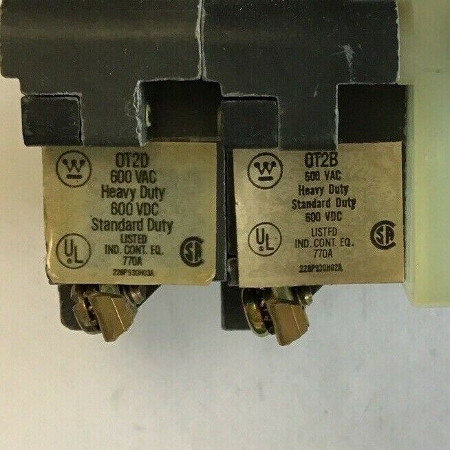 WESTINGHOUSE OT3PA PUSH TO TEST LIGHT 6VAC/DC