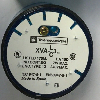 TELEMECANIQUE XVAC361 STACKABLE LIGHT BLUE LENS