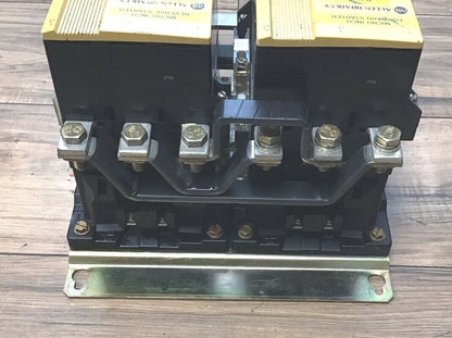 ALLEN BRADLEY 104-B180ND3 REVERSING CONTACTOR SER.A 180A 660V GD473 COIL 120V