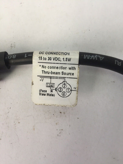 CUTLER HAMMER 13101AQD03 PHOTO ELECTRIC SENSOR CONNECTION 20-264VAC 15-30VDC