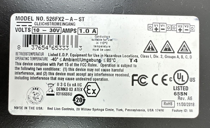 N-TRON 526FX2-A-ST ETHERNET SWITCH 10-30VDC 1.0A