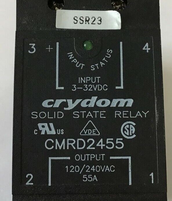 CRYDOM CMRD2455 SOLID STATE RELAY 120/240VAC 55A