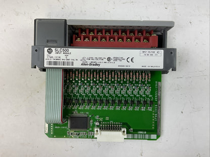 ALLEN BRADLEY 1746-IV16 SER C SLC500 INPUT MODULE