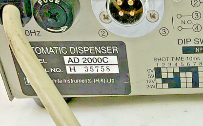IWASHITA INSTRUMENTS AD2000C AUTOMATIC DISPENSER 100-120VAC