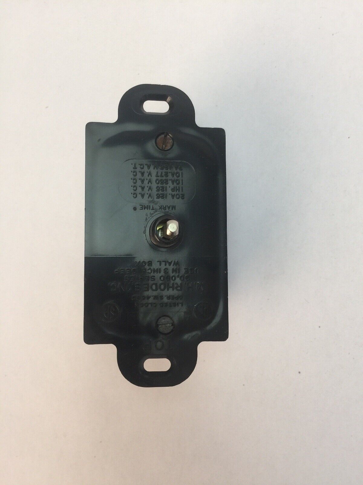 MARKTIME 90007 WALL BOX TIME SWITCH 6 HRS OFF TYPE WITHOUT HOLD