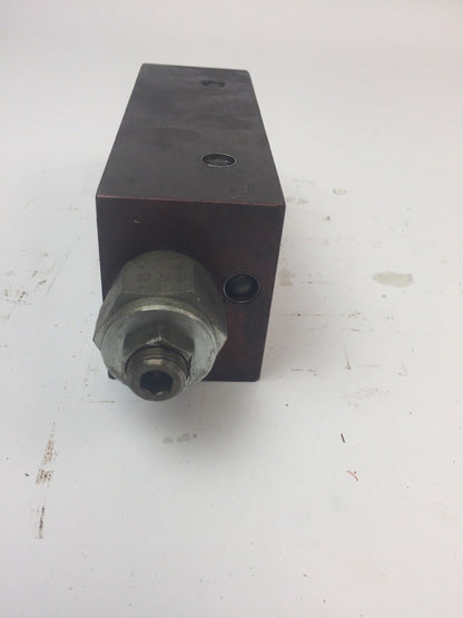 CONTINENTAL HYDRAULICS F05MSV-NDC-GD-A FLOW CONTROL VALVE W/ CHECK "A & B"