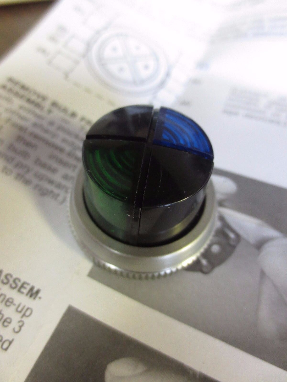 ALLEN-BRADLEY 800T-N52XBXG - XFMR 30mm CLUSTER PILOT LIGHT CAP - NEW SURPLUS