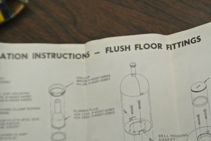 SQUARE D G-608-BX-S3 / FLUSH FLOOR RECEPTACLE / NEW SURPLUS 45123-105-01 HUBBELL
