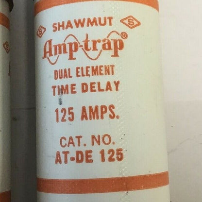 GOULD SHAWMUT AT-DE 125 FUSE AMPTRAP 125A CLASS K5 TIME DELAY ***LOTOF3***