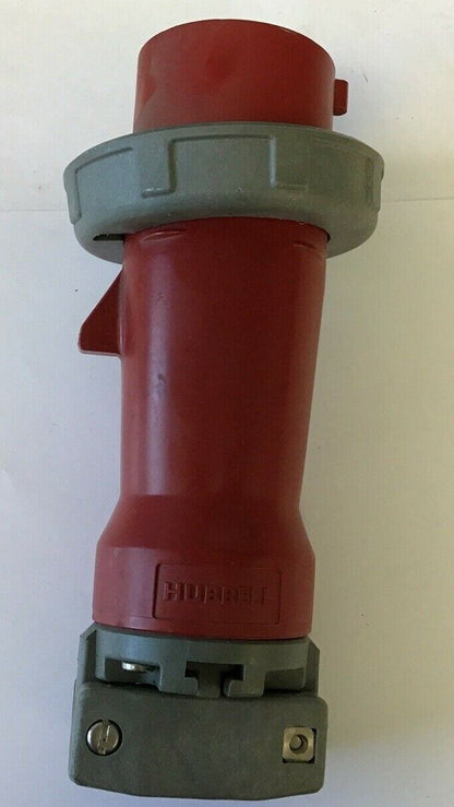 HUBBELL 516P6W PIN&SLEEVE RECEPTACLE PLUG 16A 380VAC