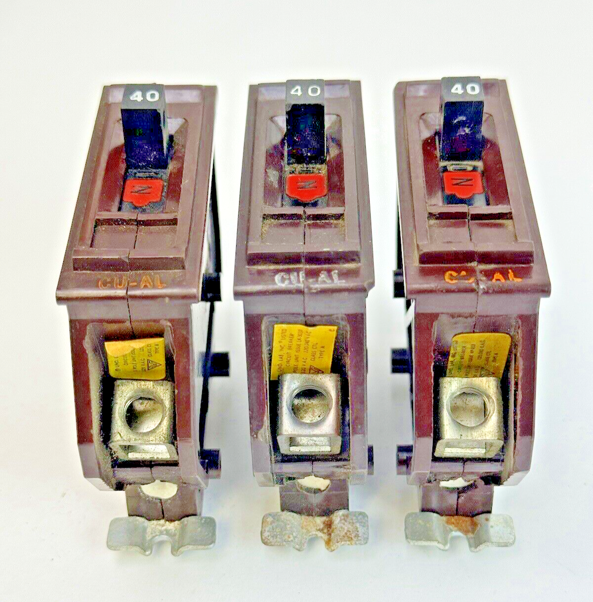 WADSWORTH **LOT OF 3** A40 - CIRCUIT BREAKER - 1 POLE, 120/240 VAC, 40 A