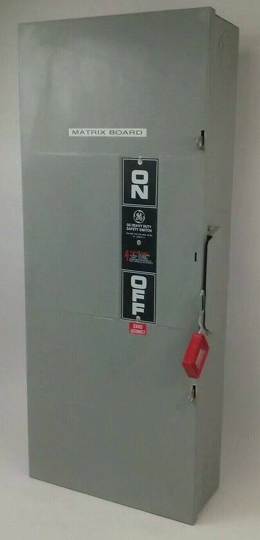 GE TH4324 MODEL 7 FUSIBLE SAFETY SWITCH 3P 200A 240V 60 TYPE 1 INDOOR ENCLOSURE