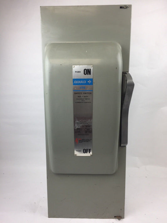 GOULD NF354 VACU-BREAK SWITCH WITH CLAMPMATIC CONTACTS 200 AMPS 600 VAC 3 PHASE