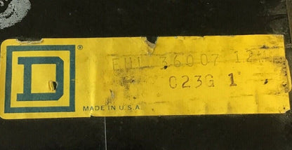 SQUARE D EHL36007 12M CIRCUIT BREAKER 600V 3POLE 7AMP