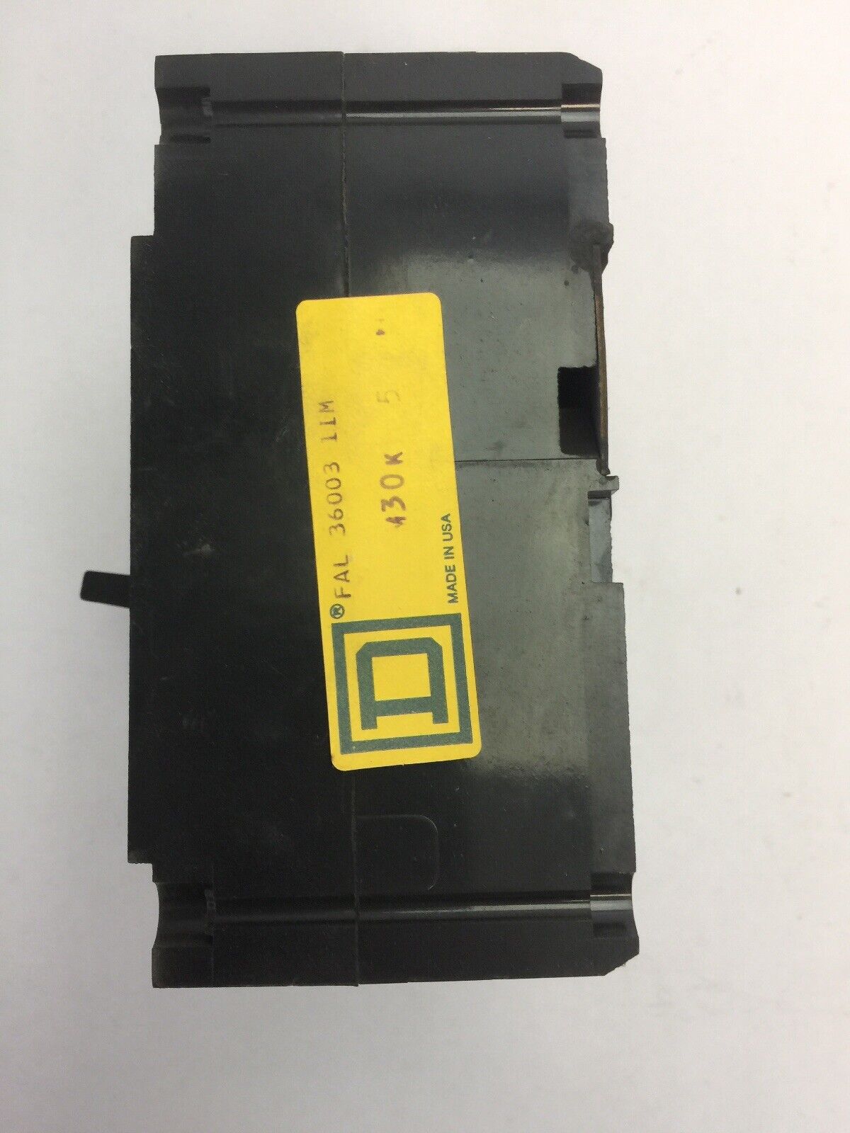 SQUARE D FAL 36003 11M CIRCUIT BREAKER 600VAC 3A 3 POLE FA FRAME