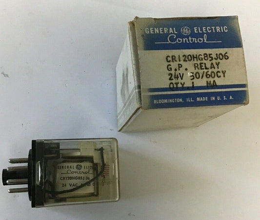 GENERAL ELECTRIC CR120HG85J06 G.P. RELAY 24V 50/60CY 5A