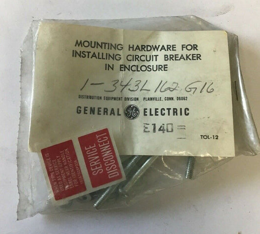 GENERAL ELECTRIC MOUNTING HARDWARE 1-343L162G16