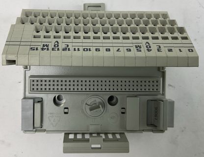 ALLEN BRADLEY 1794-TB3S SER A REV B01 F/W REV BLANK I/O TERMINAL BASE