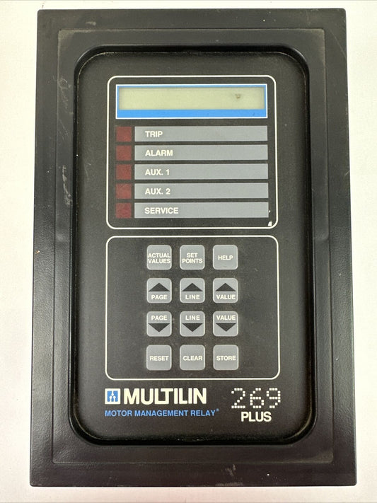 GE MULTILIN 269PLUS-10C-120VAC MOTOR MANAGEMENT RELAY FW 52D604C0.000 80-150V 3A