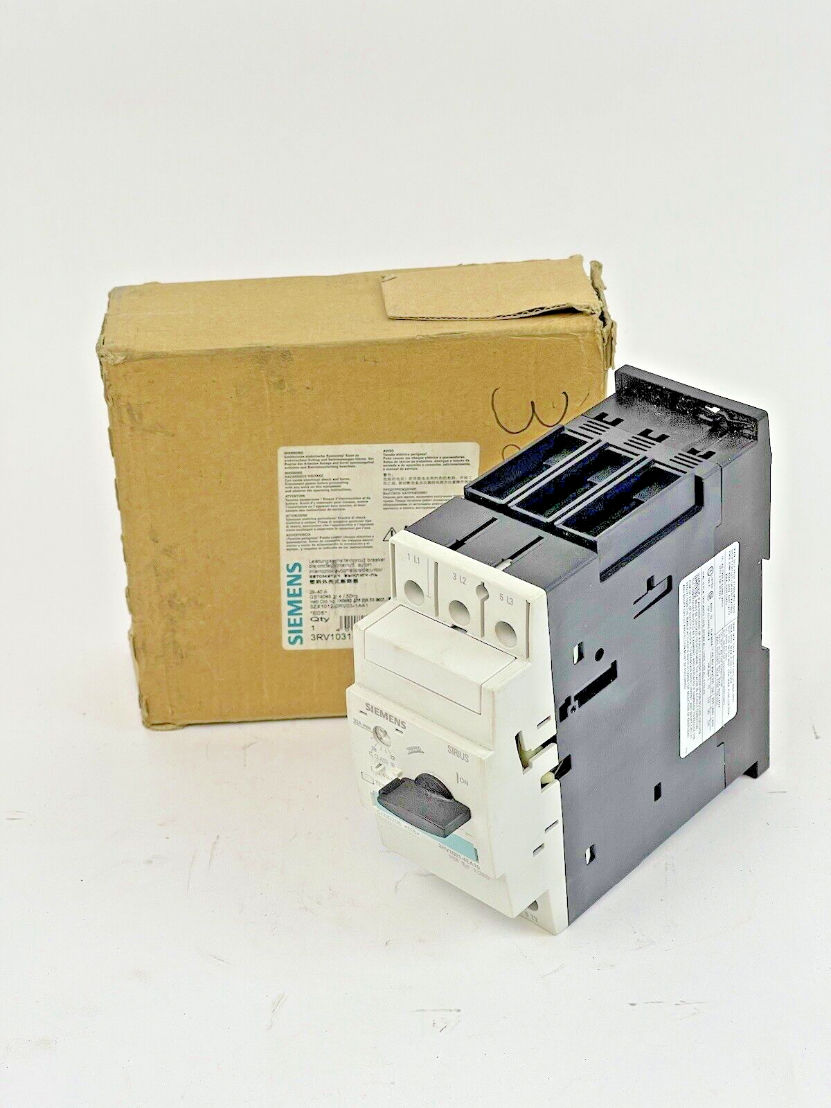 SIEMENS - 3RV1031-4EA10 - S2 CIRCUIT BREAKER - 32 A, 690 V, 3 POLE - MOTOR PROTE