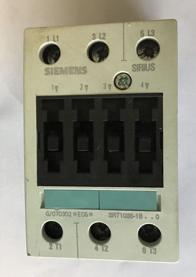 SIEMENS SIRIUS 3RT1035-1BB40 CONTACTOR 24VDC 50/60HZ 690V