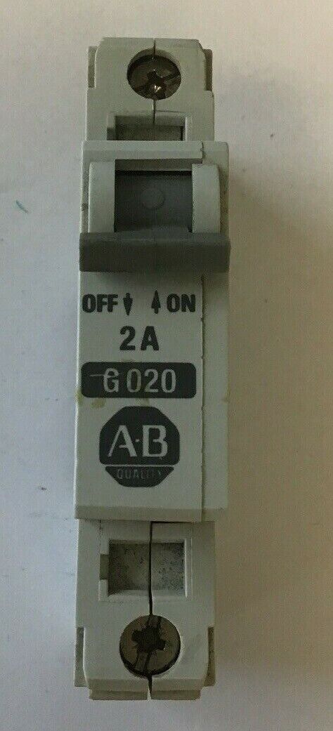 ALLEN BRADLEY 1492-CB1 G020 SER. B 2A 277VAC/65VDC CURCUIT BREAKER***(LOTOF10)**
