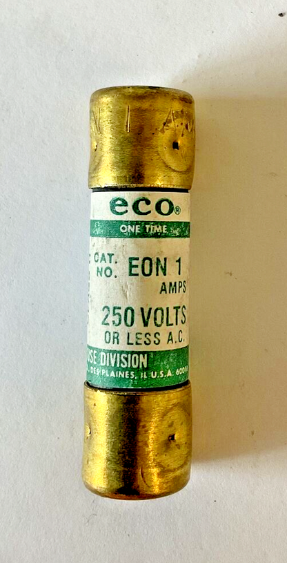 ECONOMY ECO EON 1 FUSE 250VAC 1A***LOTOF8****