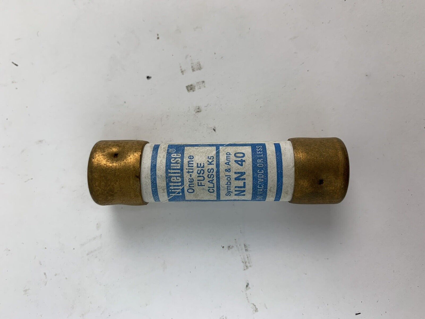 Littlelfuse One-Time NLN 40 40A 250V Fuse "Lot of 19"