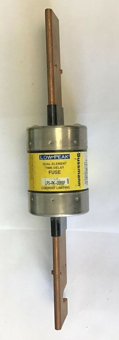 BUSSMANN LPS-RK-300SP LOW PEAK FUSE 300AMP 600VAC 300VDC